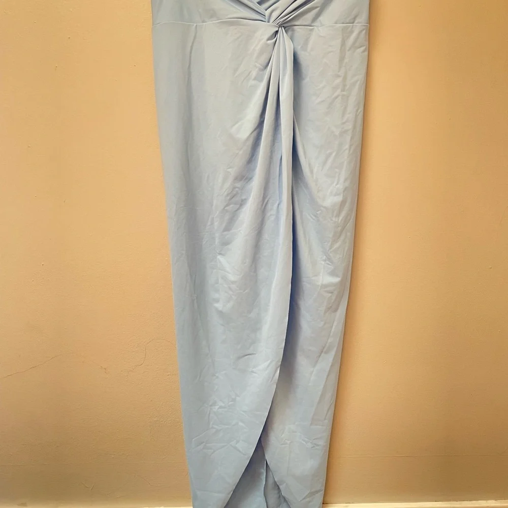 SKIMS Recycled Sarong Skirt Cover up Blue XL